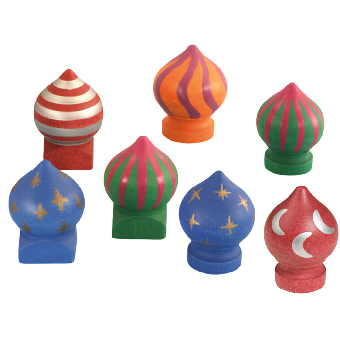Regenbogenland Onion Domes - Premium Interlocking Wooden Construction Set - Australia