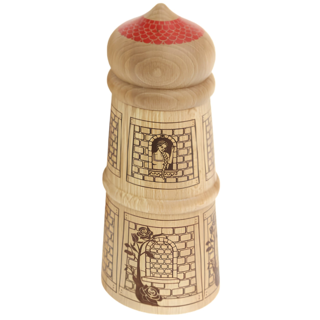 Regenbogenland Rapunzel's Tower - Premium Interlocking Wooden Construction Set - Australia