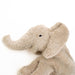 SENGER Cuddly Animal - Small Elephant - Linen - Removable Heat/Cool Pack - Natural Organic Soft Toy - Online, Australia