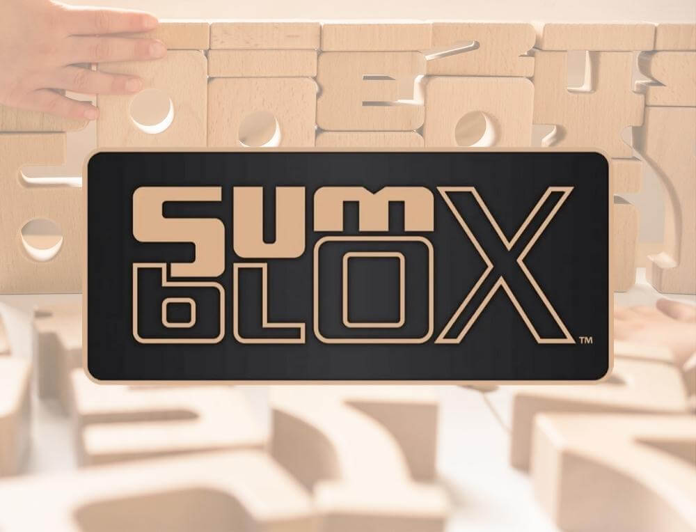 SumBlox Maths Blocks from Oskar's Wooden Ark - Distributed in Australia by Wooden Playroom