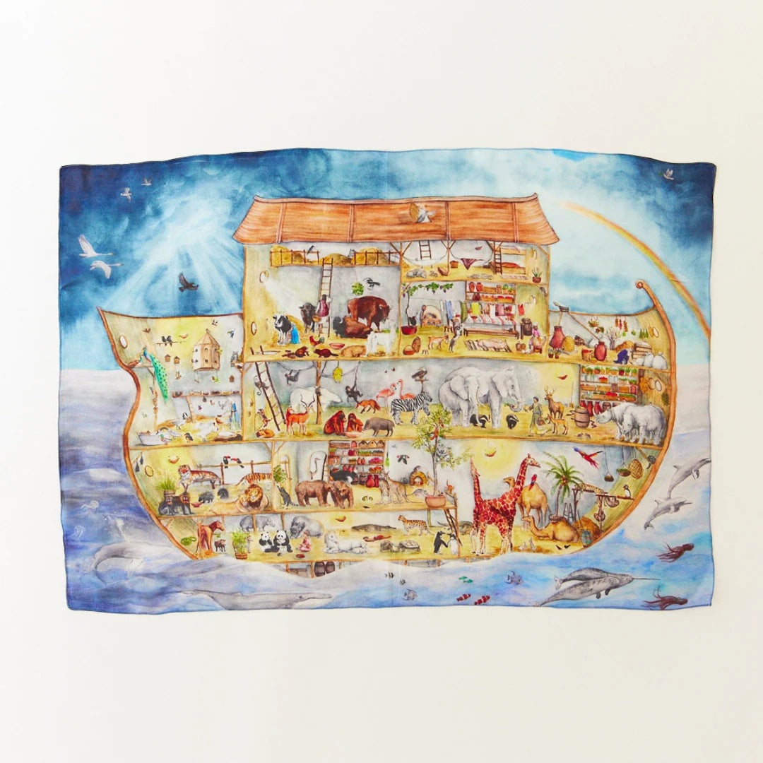 Sarah's Silks Playsilk - Seek & Find Noah's Ark
