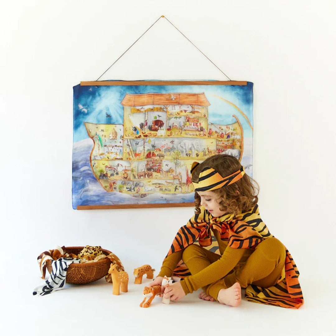 Sarah's Silks Playsilk - Seek & Find Noah's Ark
