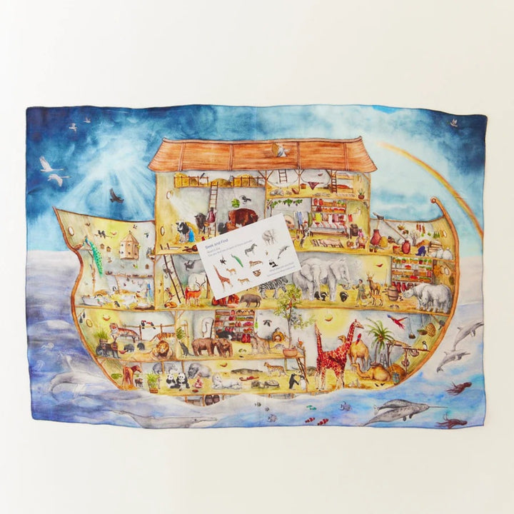 Sarah's Silks Playsilk - Seek & Find Noah's Ark