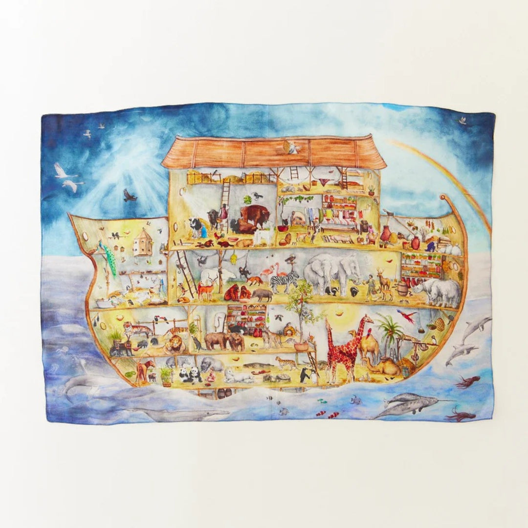 Sarah's Silks Playsilk - Seek & Find Noah's Ark