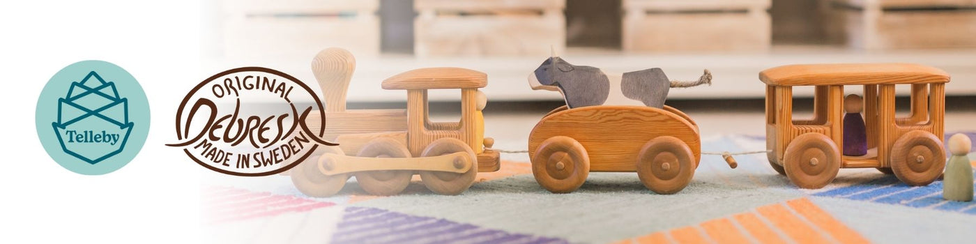Telleby Debresk Handmade Wooden Train Toy from Oskar's Wooden Ark in Australia
