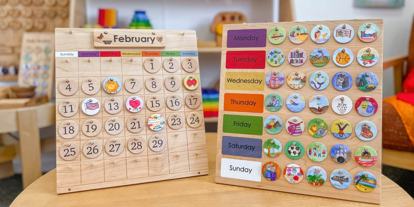 From Jennifer Calendar Coins to support your family's daily rhythm - from Oskar's Wooden Ark in Australia