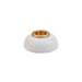 Ahrens Candle Holder for Celebration Ring Candle - Brass Insert, White from Australia