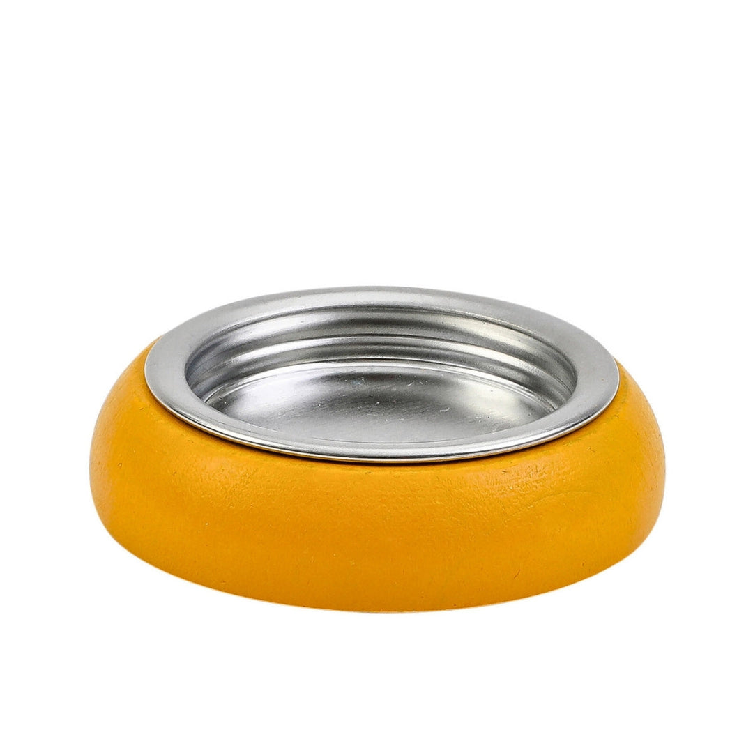 Ahrens Candle Holder for Tall Tealight Candle - Aluminium Insert, Yellow from Australia