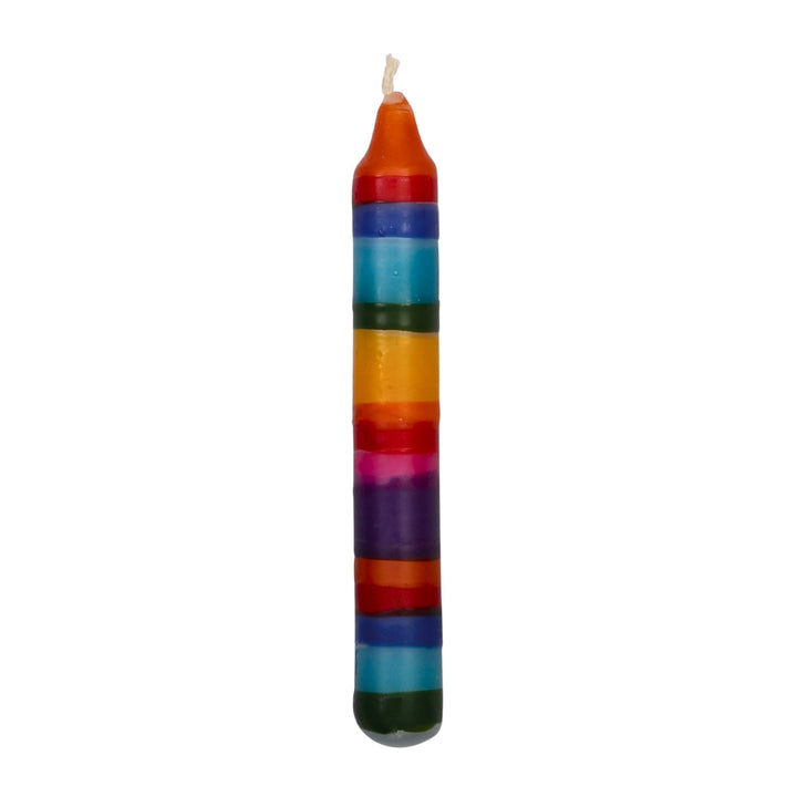 Celebration Ring Candle - Striped, Colourful