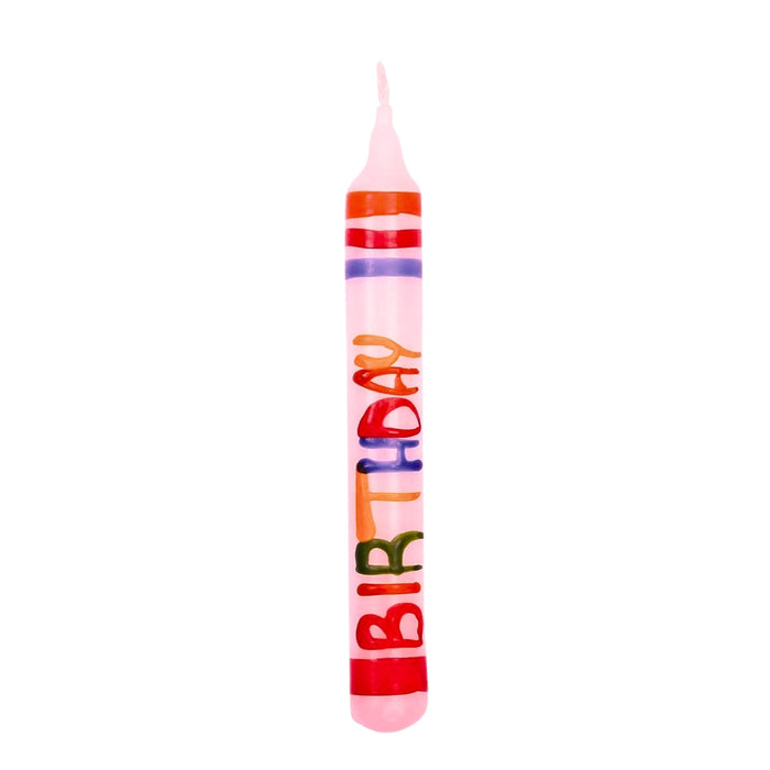 Ahrens Celebration Ring Candle - Happy Birthday, Pink from Australia