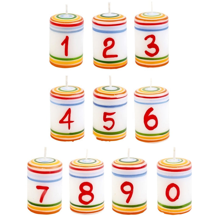 Ahrens Tall Tealight Candle - Numbers from Australia