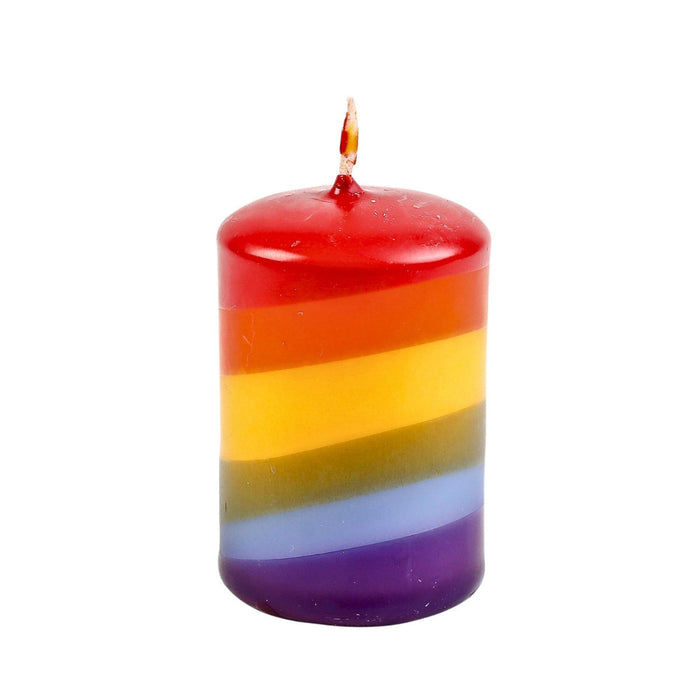 Ahrens Tall Tealight Candle - Rainbow from Australia