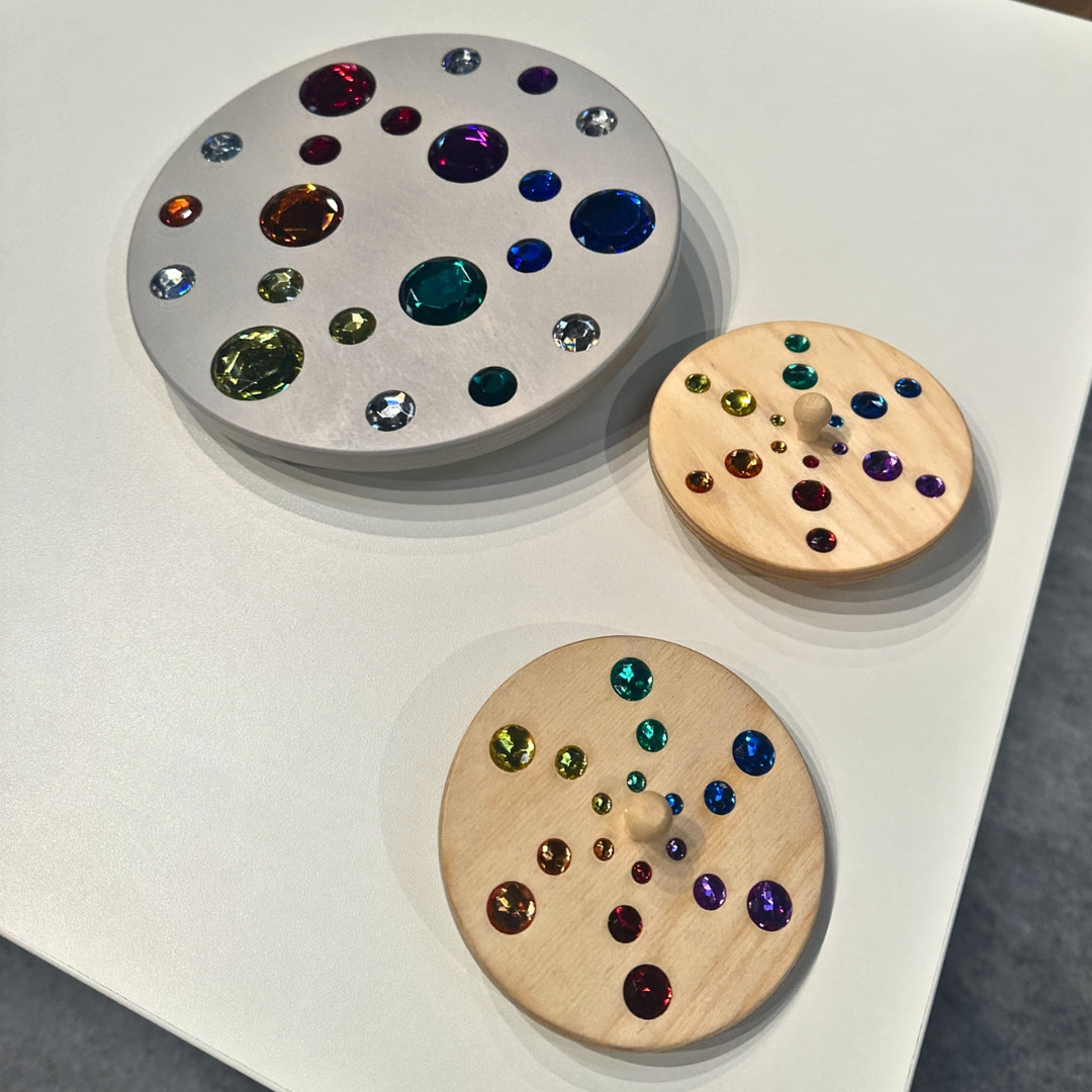 Gluckskafer Jewel Spinning Tops from Australia
