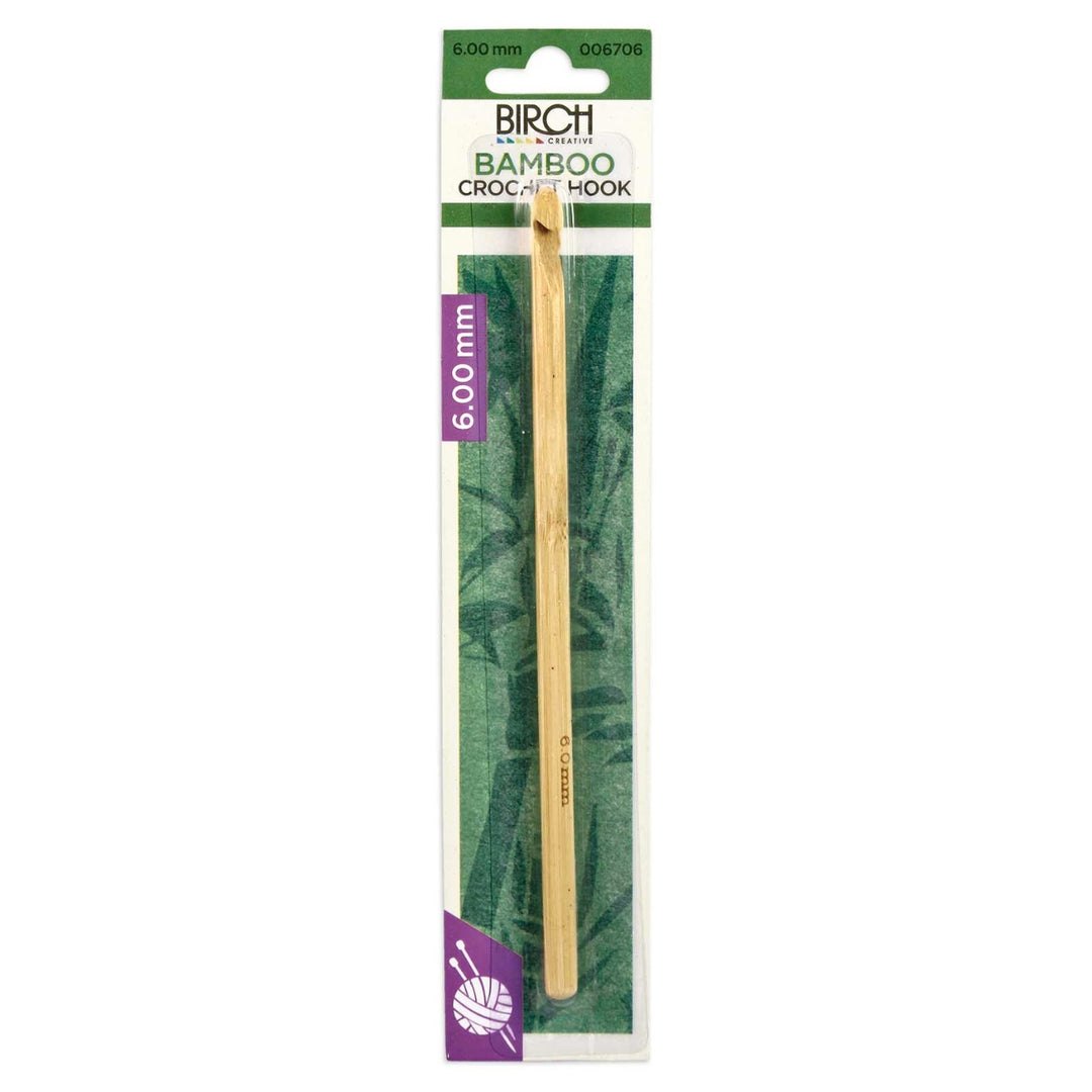 Bamboo Crochet Hook 6mm from Australia
