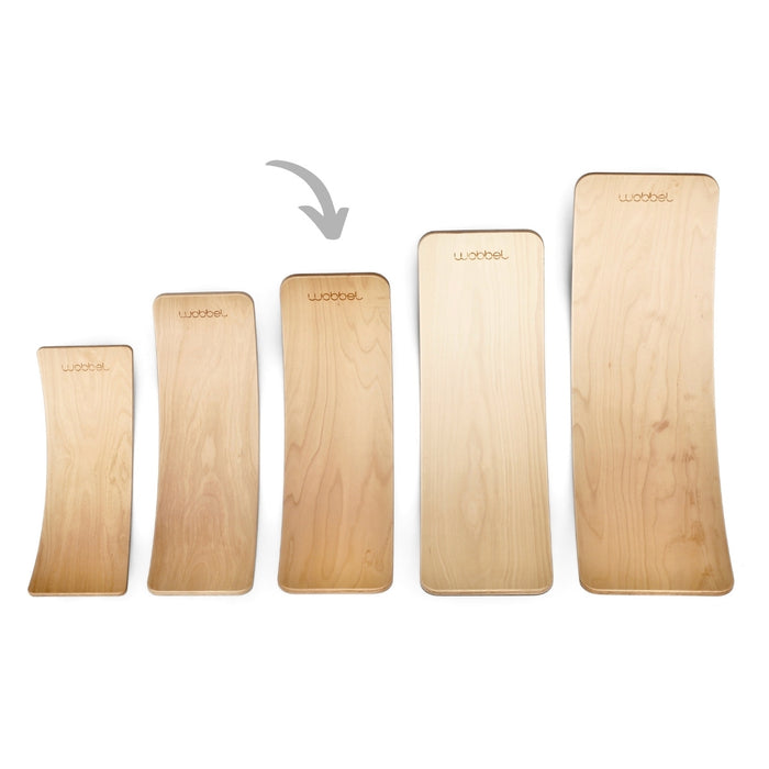 Wobbel Waldorf Montessori Balance Board Grey — Oskar's Wooden Ark