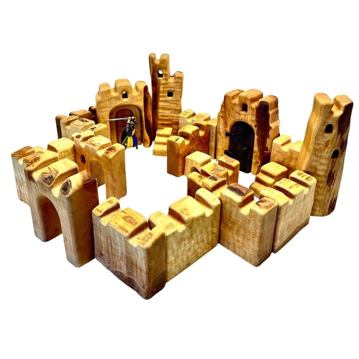 Bikeho Castle 21 pcs. - Wooden Toy - Online - Australia