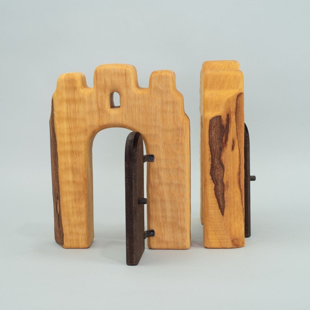 Bikeho Castle Gate - Wooden Toy - Online - Australia