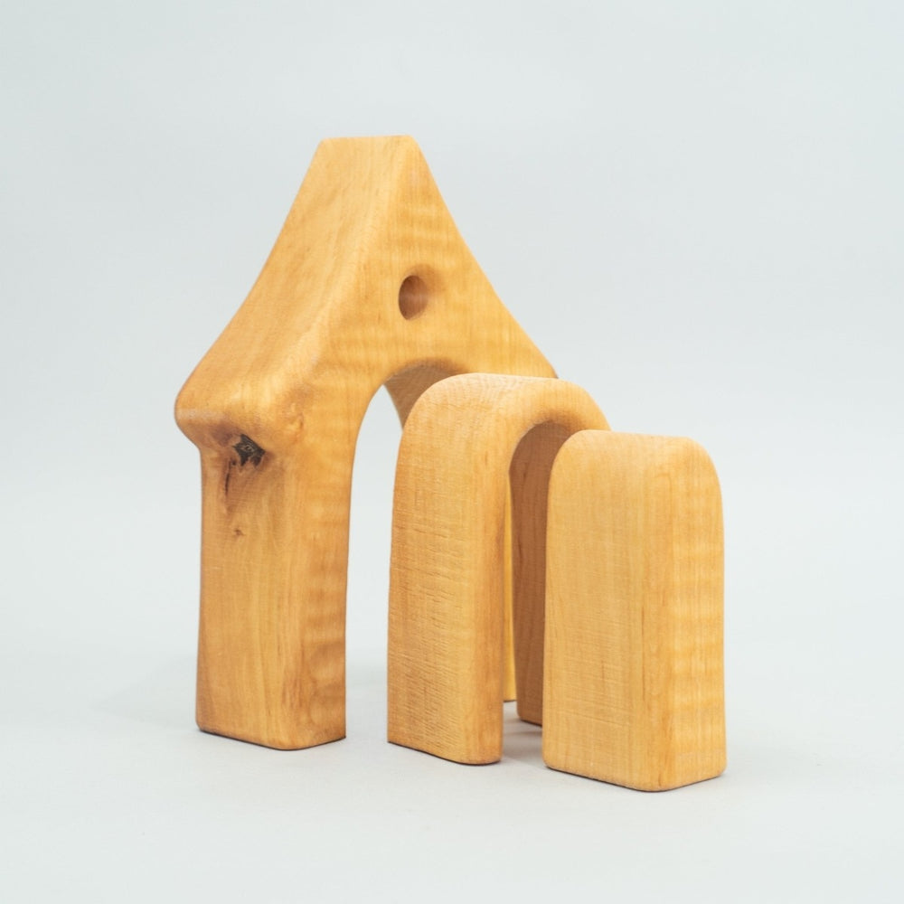 Bikeho Cottage 3 pcs. - Small - Wooden Toy - Online - Australia