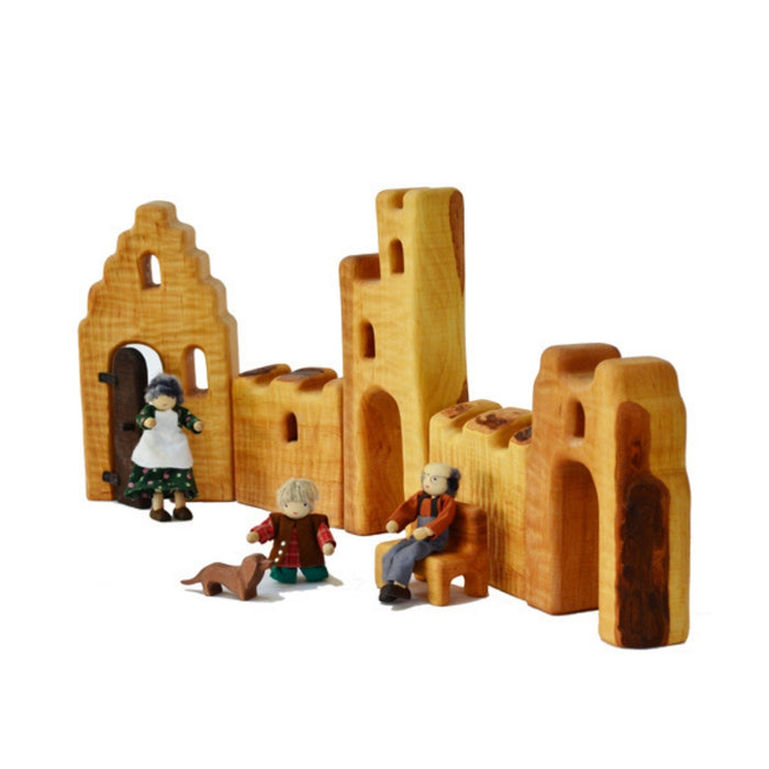 Bikeho City Wall 6 Pieces Wooden Toys - Australia, Online