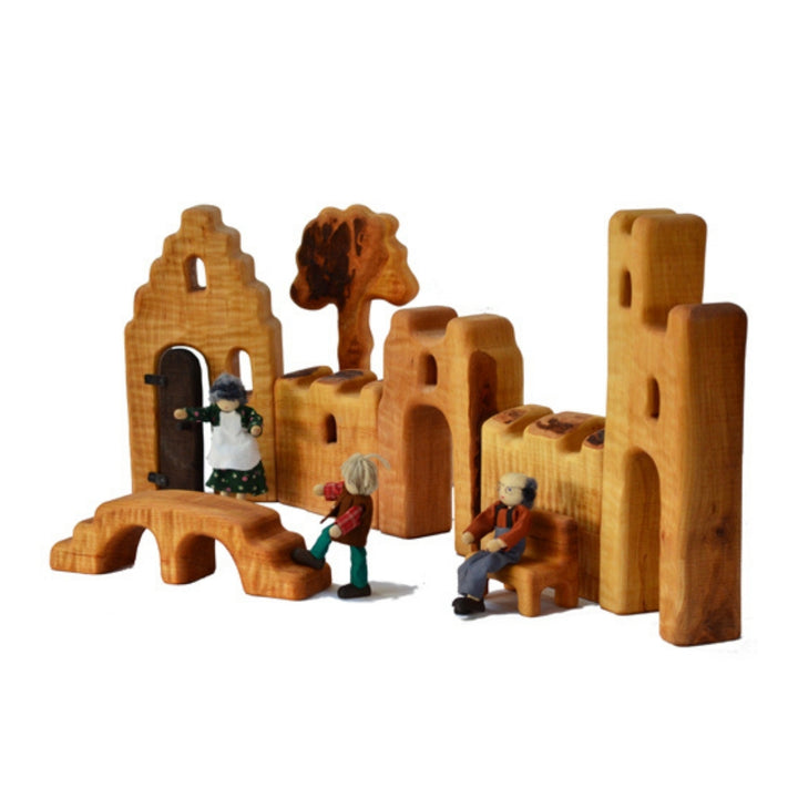 Bikeho City Wall 8 Pieces Wooden Toy - Online, Australia 