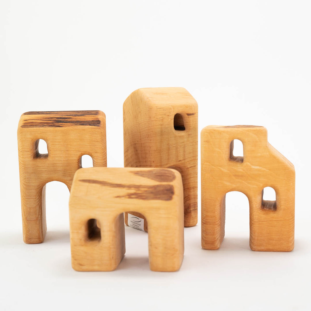 Small Village Houses 4 Pieces