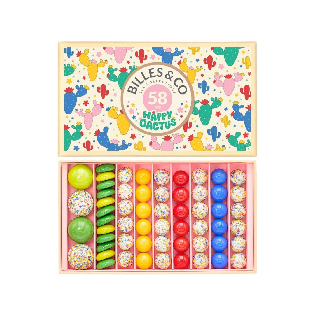 Billes & Co Marble Treasure Box - Happy Cactus, Large - Online, Australia