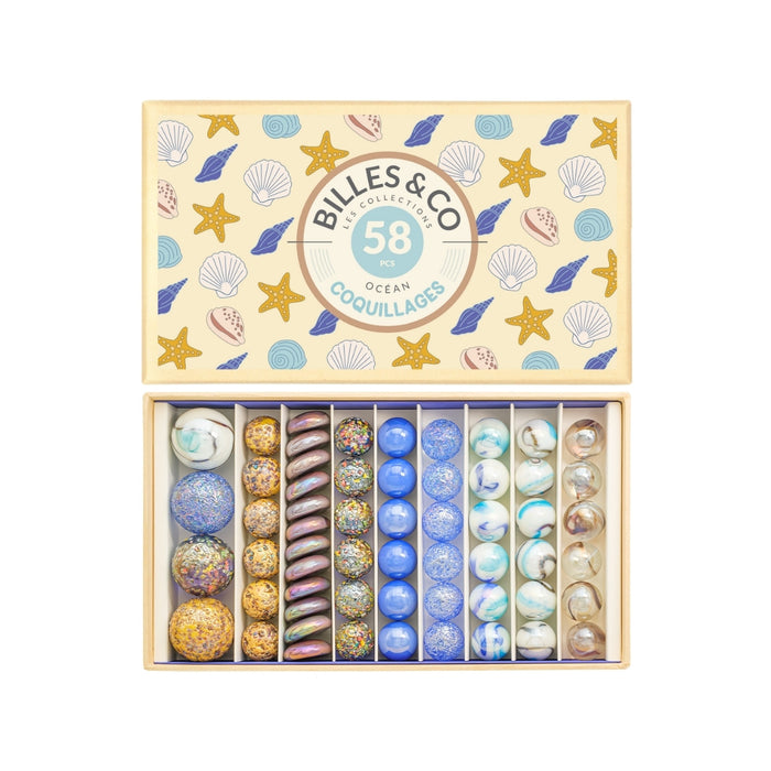 Billes & Co Marble Treasure Box - Sea Shells, Large - Online, Australia