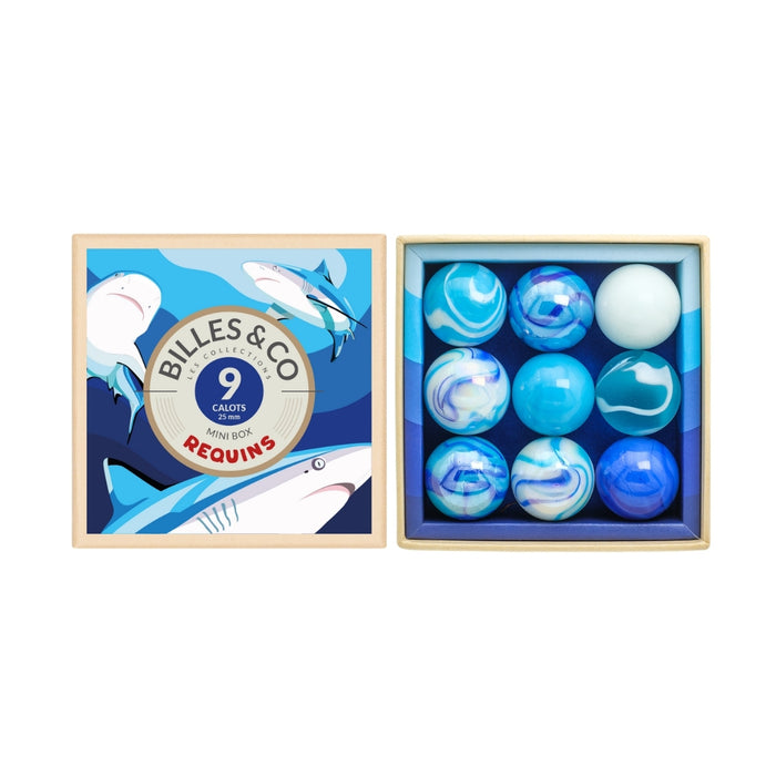 Billes & Co Giant Sharks Marbles Mini Box - Online, Australia