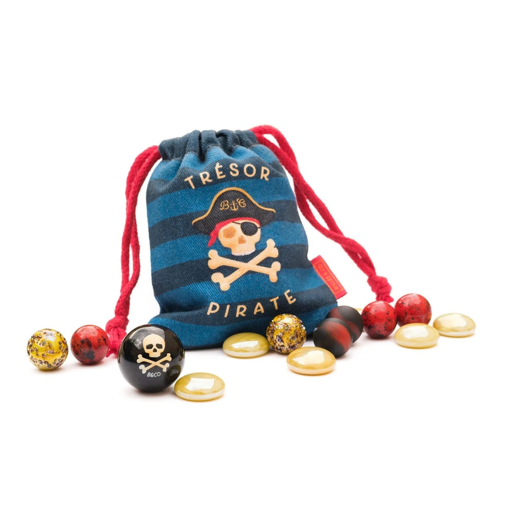 Billes & Co Marble Pouch Set - Pirate Treasure - Online, Australia