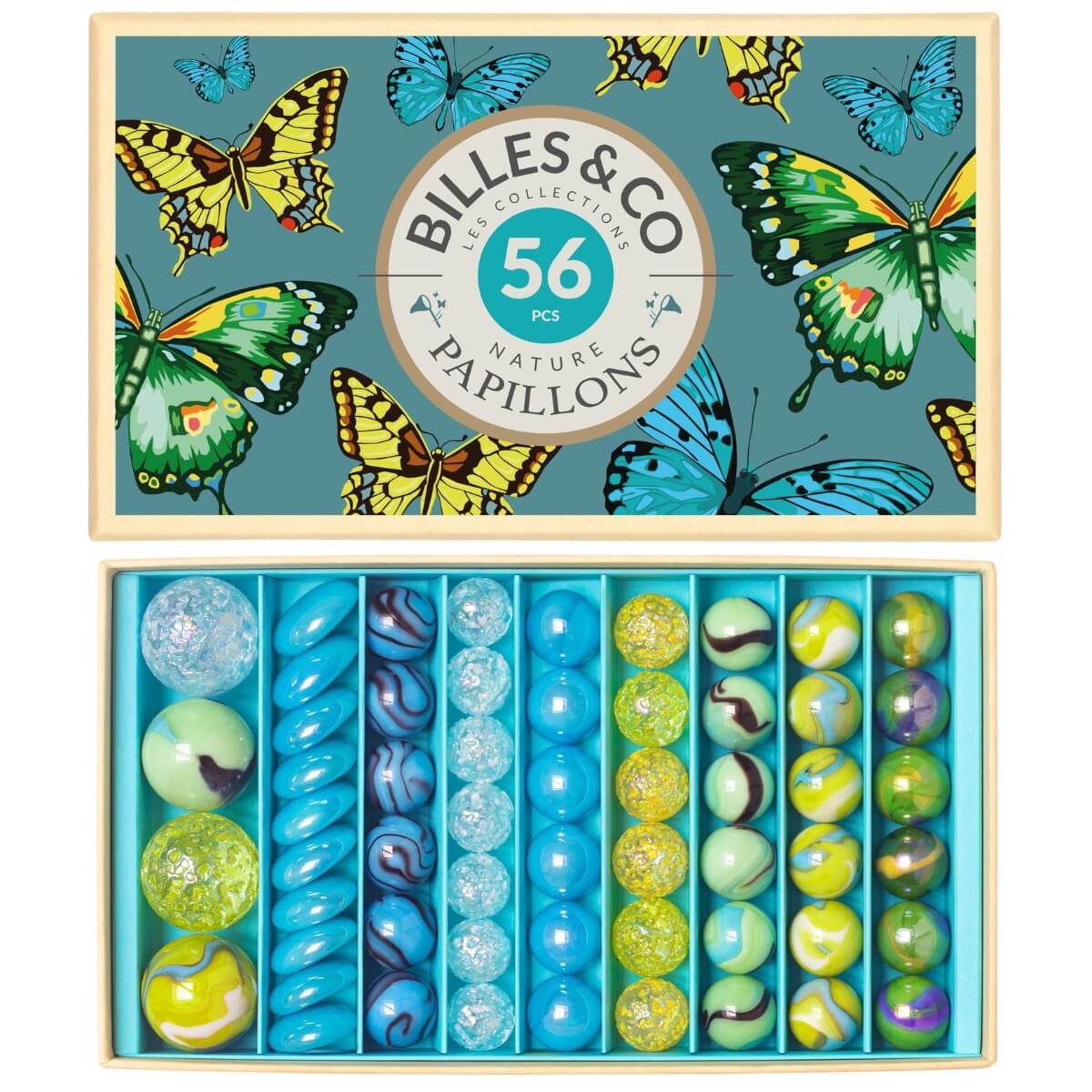 Billes & Co Marbles Box - Butterflies, Large - Australia — Oskar's ...