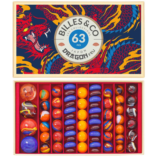 BOX-04 Billes & Co. Marbles Box - Fire Dragon