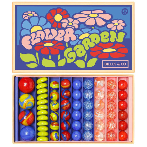 BOX-22 Billes & Co. Marbles Box - Flower Garden