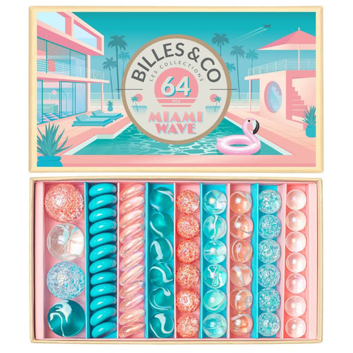 BOX-16 Billes & Co. Marbles Box - Miami Wave