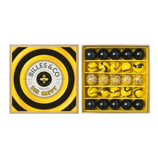 MINIBOX-06 Billes & Co. Marbles Mini Box - Bee Happy