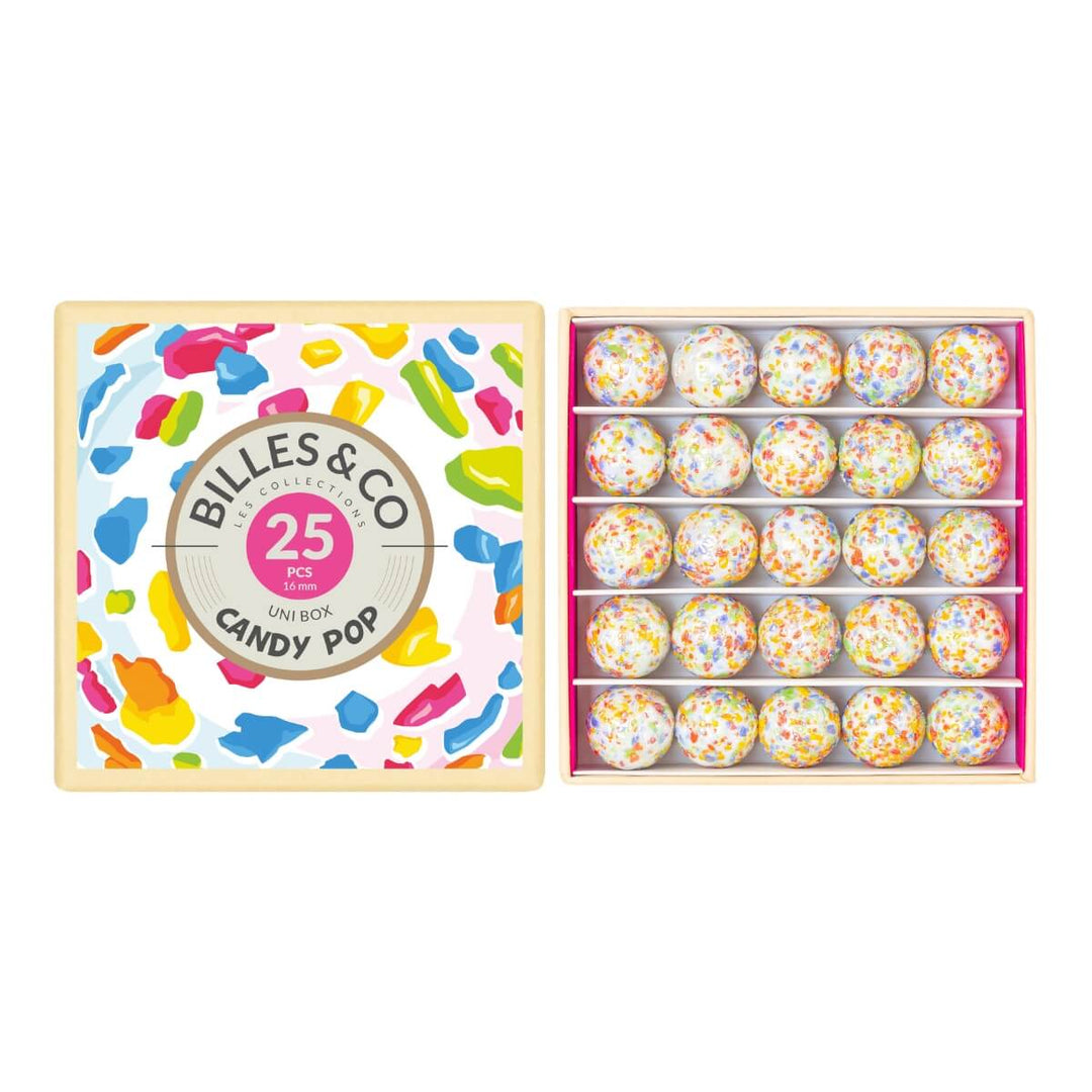 UNIBOX-12 Billes & Co. Marbles Uni Box - Candy Pop