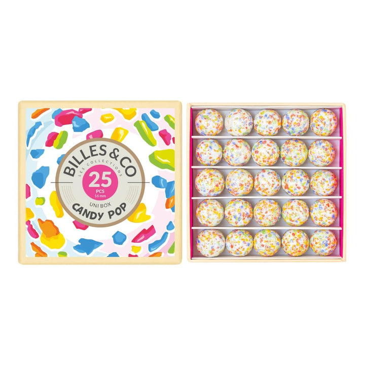 UNIBOX-12 Billes & Co. Marbles Uni Box - Candy Pop
