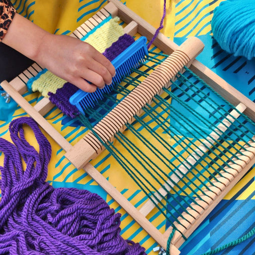 Wooden Weaving Loom Rectangle 24.5x20cm from Australia