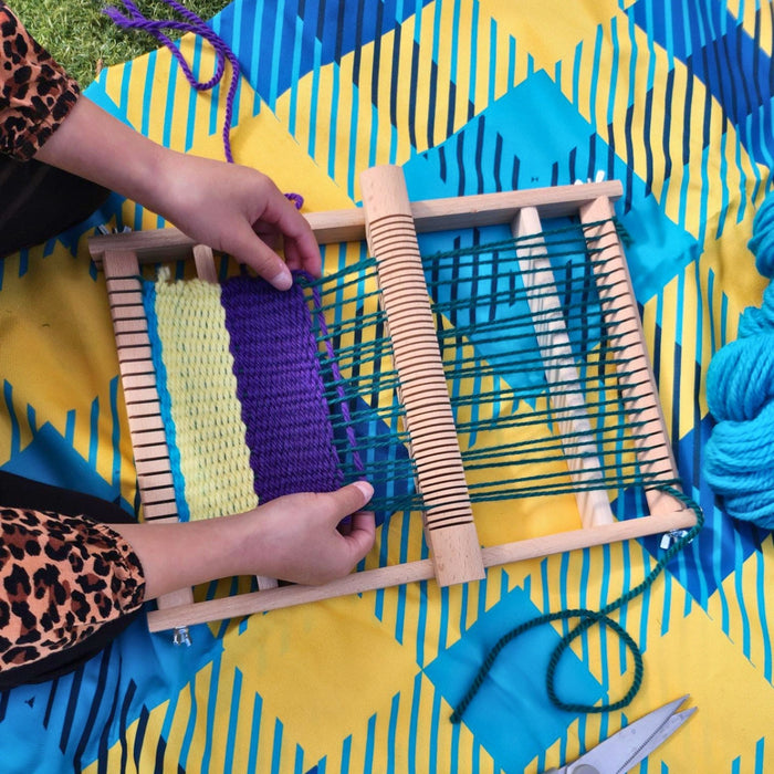 Wooden Weaving Loom Rectangle 24.5x20cm from Australia