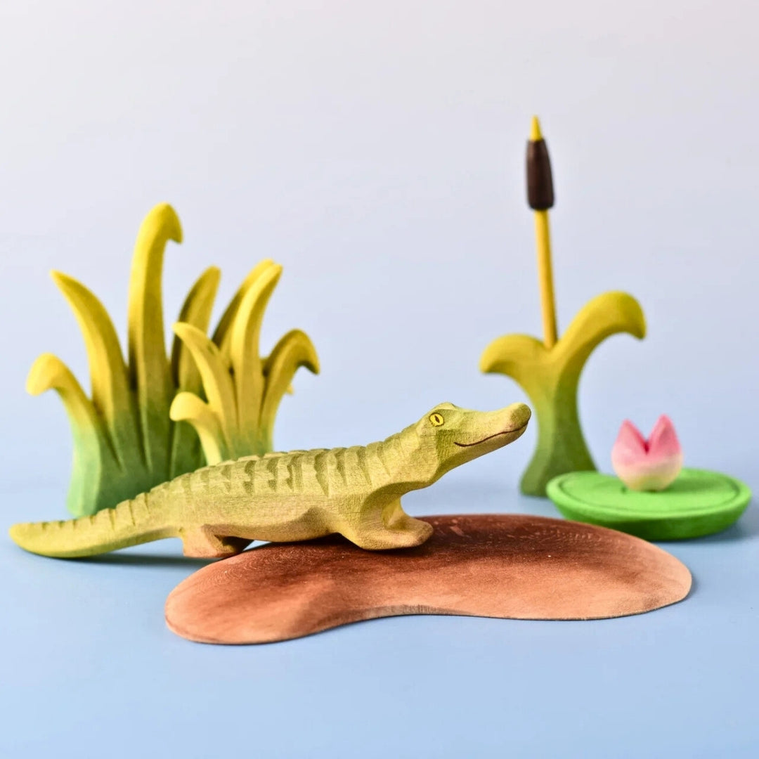 BumbuToys Landscape Wooden Figure - Island for Small World Play from Australia