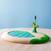 BumbuToys Handcrafted Waterscape Wooden Figures Lake Puzzle & Cattails Set from Australia