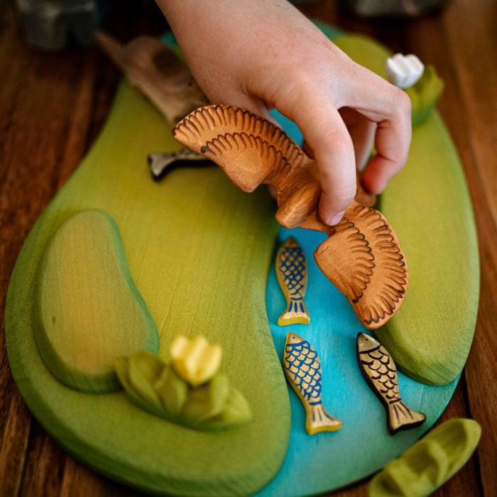 BumbuToys Handcrafted Wooden Bird Eagle from Australia