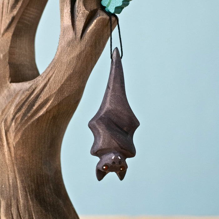 BumbuToys Wooden Animal - Bat, Huggy for Small World Play from Australia