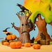 BumbuToys Handcrafted Wooden Cat from Australia in a small-world play setting