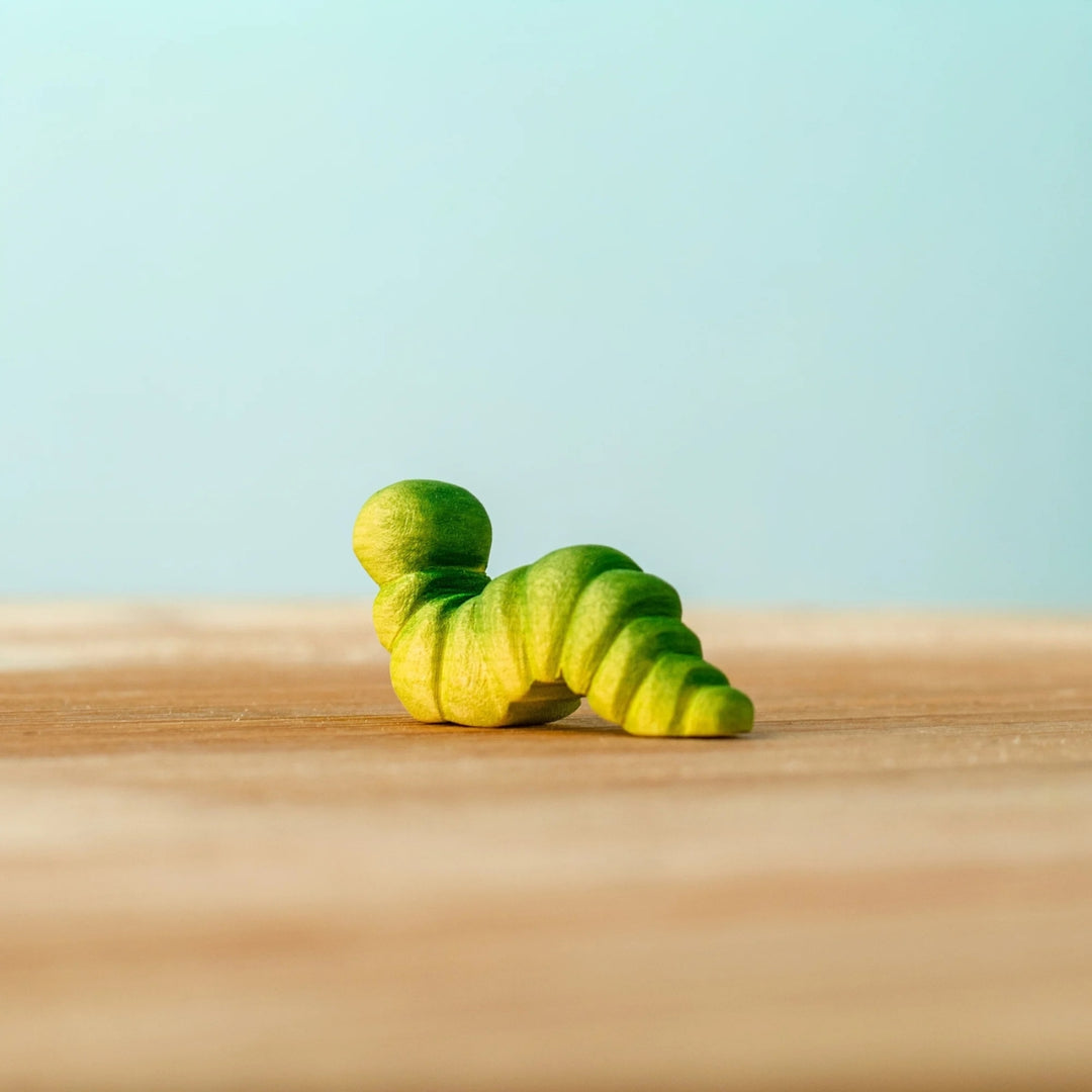 BumbuToys Wooden Animal - Caterpillar for Small World Play - Online, Australia