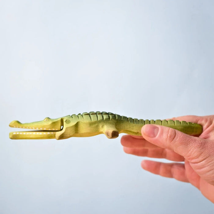 BumbuToys Wooden Animal - Crocodile for Small World Play from Australia