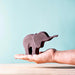 BumbuToys Handcrafted Wooden Animal African Baby Elephant from Australia