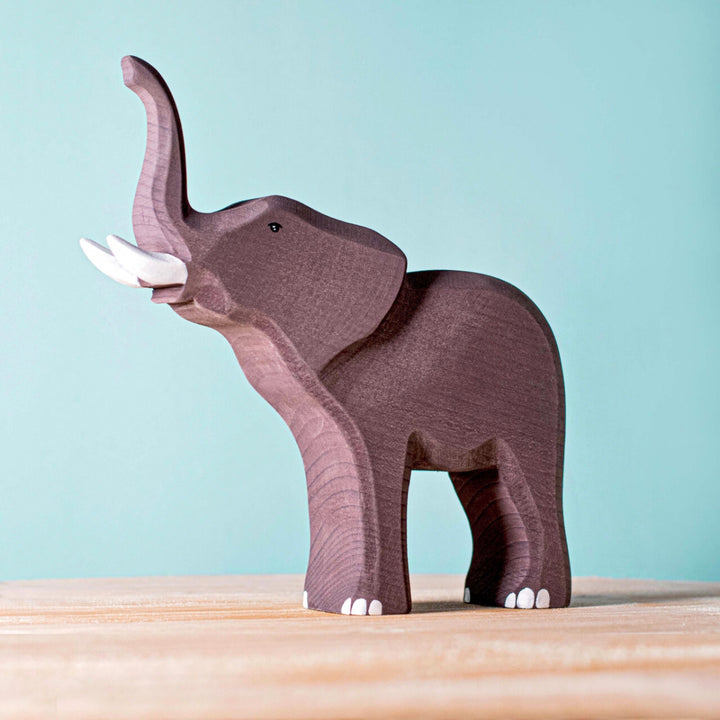 BumbuToys Handcrafted Wooden Animal Large African Elephant from Australia