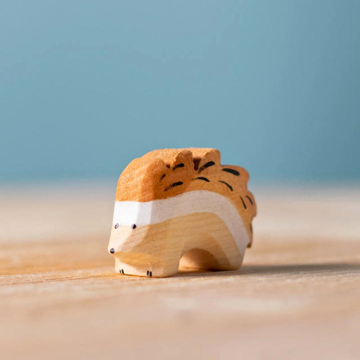 BumbuToys Handcrafted Wooden Animal Small Hedgehog from Australia