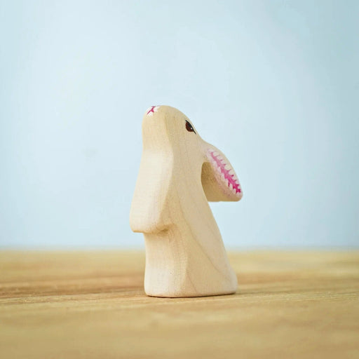 BumbuToys Wooden Animal - Rabbit - Easter, Curious for Small World Play from Australia