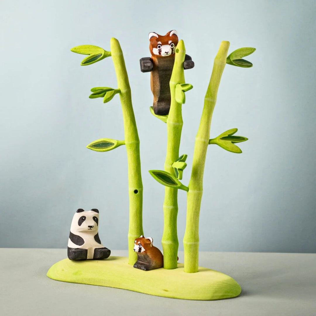 BumbuToys Wooden Animal Red Panda Cub from Australia